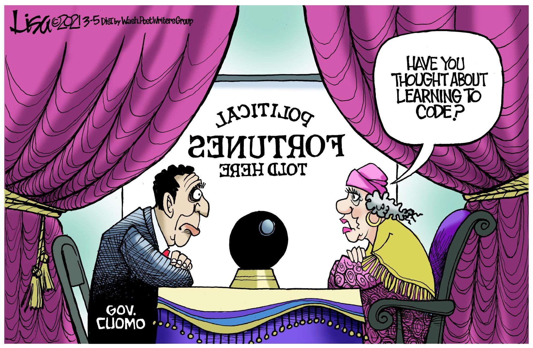 Lisa Benson cartoon